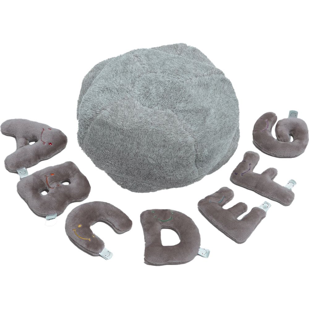 Alphabet-Plush-Mini-Set-Rhino-Grey-Letters-with-Light-Grey-Bag-Plush-25436125528151