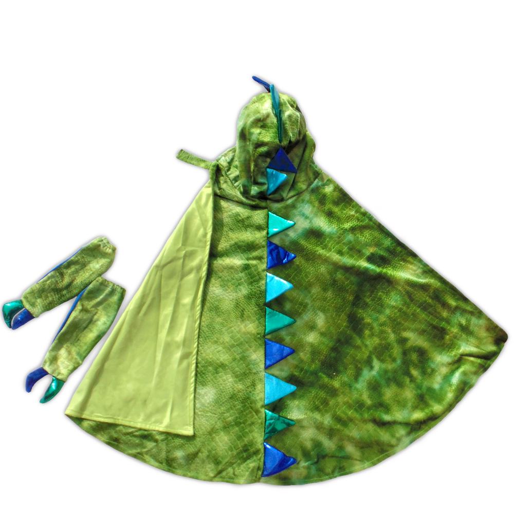 Green-Blue-Dragon-Cape-with-Claws-Size-5-6-Years-Dress-up-25864312750167