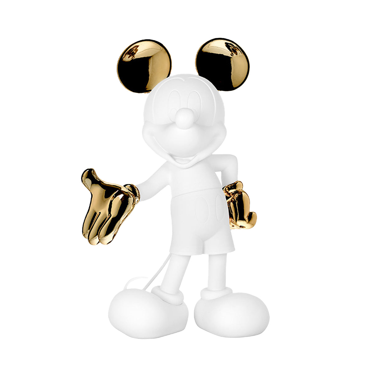 Mickey-Mouse-Figure-White-Gold-23-6-Collectibles-26635003199575