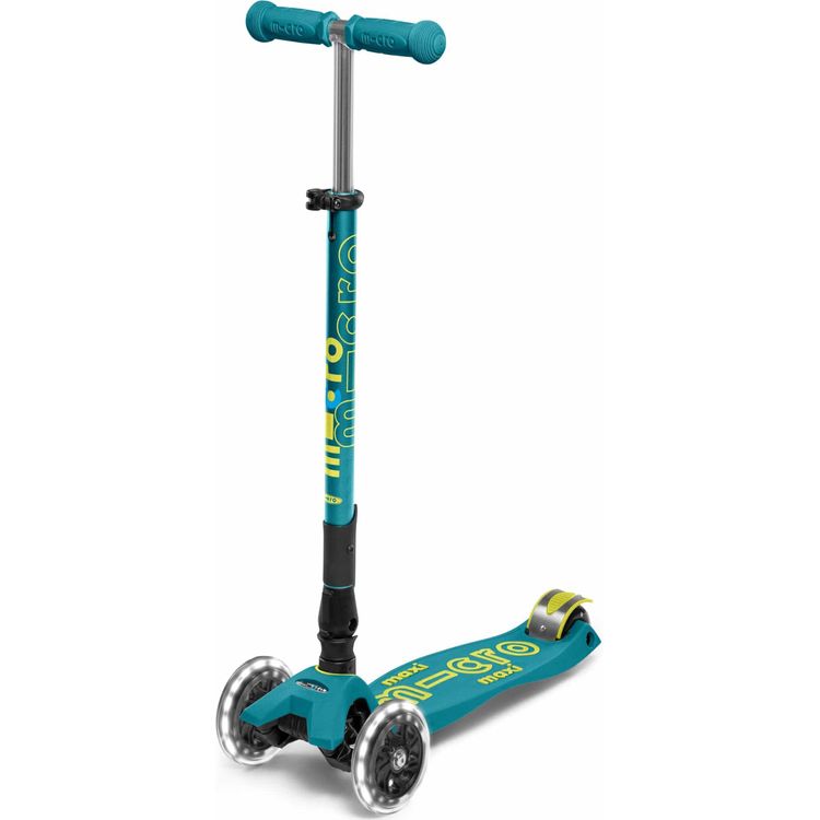 Micro-Maxi-Foldable-LED-Scooter-Petrol-Green-Outdoor-24842191732823