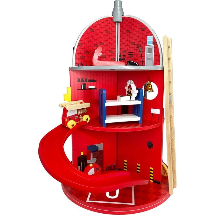 Wooden-Fire-Station-Playset-Preschool-24711863959639